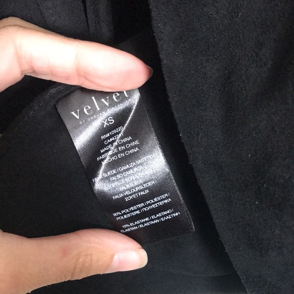 Velvet by Graham & Spencer Black Faux Leather Jacket - Picture 6 of 6